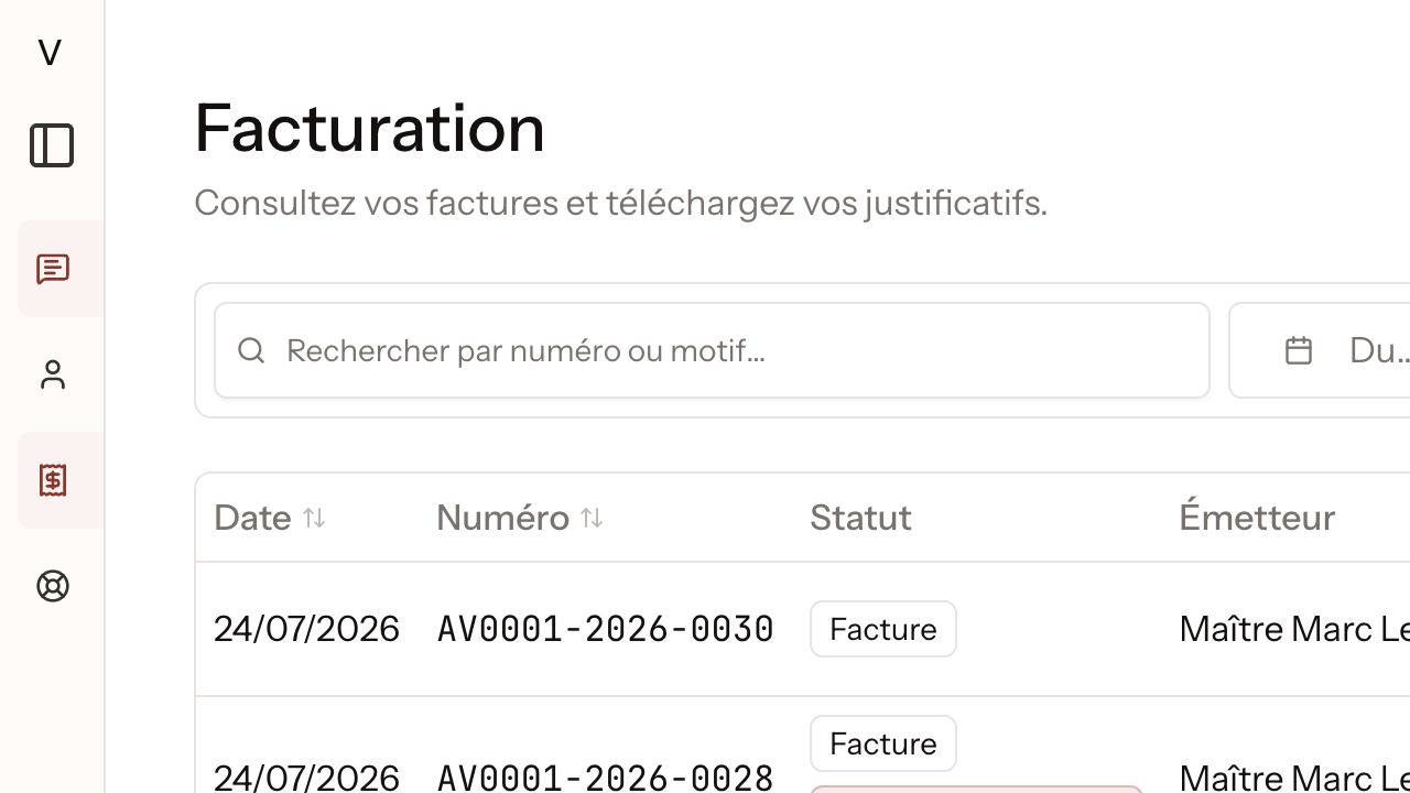 Facturation avant ventilation des frais