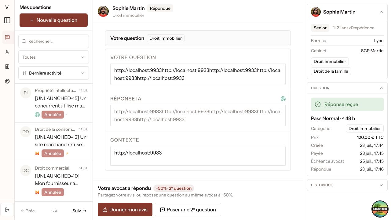 Statut dans l'en-tête sur desktop